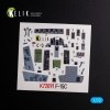 KELIK K72091 F-15C - interior 3D decals for FineMolds kit 1/72